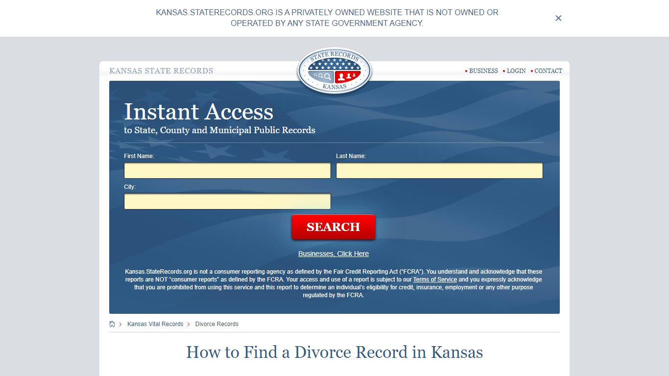How to Find a Divorce Record in Kansas - Kansas State Records